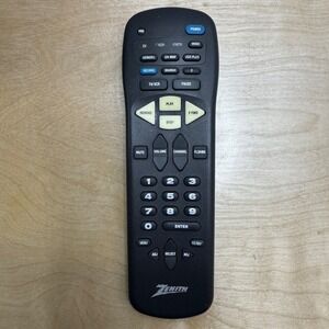 Zenith Universal Remote Control TV VCR CATV MBR3370-03 Black Vintage